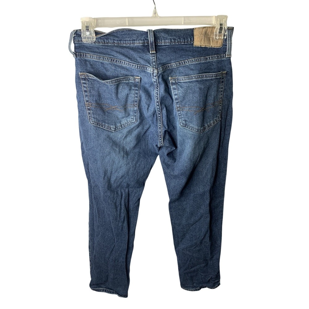 Mens Levi Straus 30x30 Athletic Straight Denim Blue Jeans